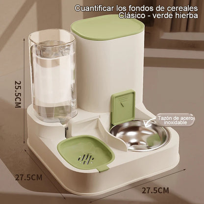 Kimpets Automatic Cat Feeder & Water Dispenser – Large Capacity, Dry-Wet Separation - Pawsitive Cuddles