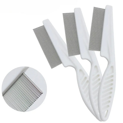 Stainless Steel Pet Flea & Shedding Comb - Pawsitive Cuddles