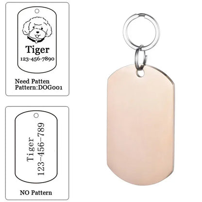 Personalized Pet Collar ID Tag - Pawsitive Cuddles