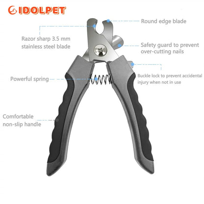 Professional Dog Nail Clipper with Safety Guard - Pawsitive Cuddles