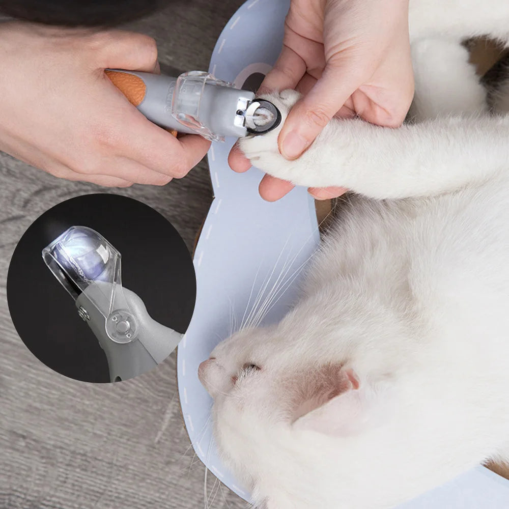 LED Light Pet Nail Clipper with Magnifier - Pawsitive Cuddles
