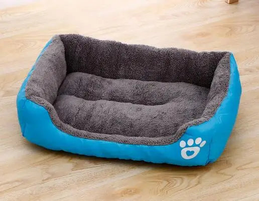 Warm Bone Washable Pet Bed for Dogs & Cats – Soft Cotton Nest - Pawsitive Cuddles