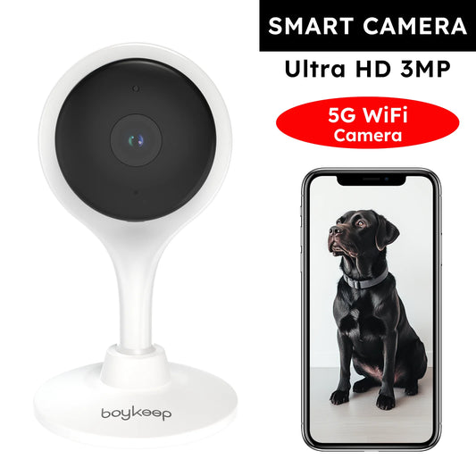 Surveillance Camera 3MP 5/2.4GHz WiFi Indoor - Pawsitive Cuddles