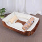 Warm Bone Washable Pet Bed for Dogs & Cats – Soft Cotton Nest - Pawsitive Cuddles