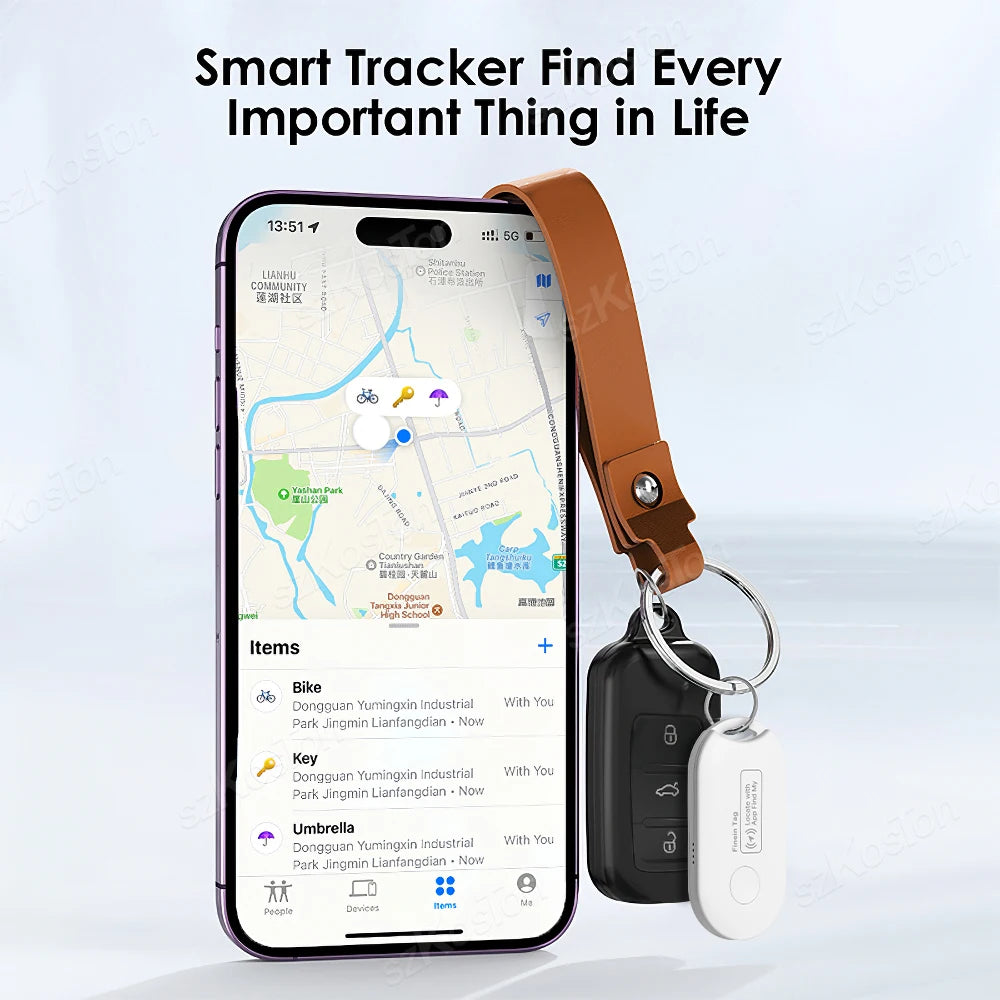 Mini GPS Tracker – iOS FindMy App, Smart Tag for Wallet, Car, Pet - Pawsitive Cuddles