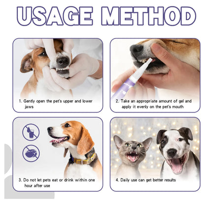 3ml Pet Oral Gel – Teeth Cleaning for Dogs & Cats - Pawsitive Cuddles