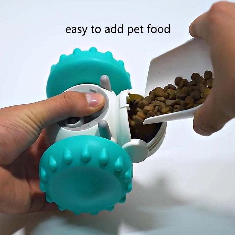 **Interactive Pet Puzzle Toy – Tumbler Slow Feeder for Dog & Cat Training** - Pawsitive Cuddles