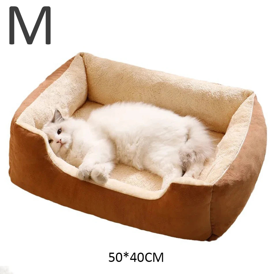 Soft Cushioned Bed for Cats & Dogs - Pawsitive Cuddles