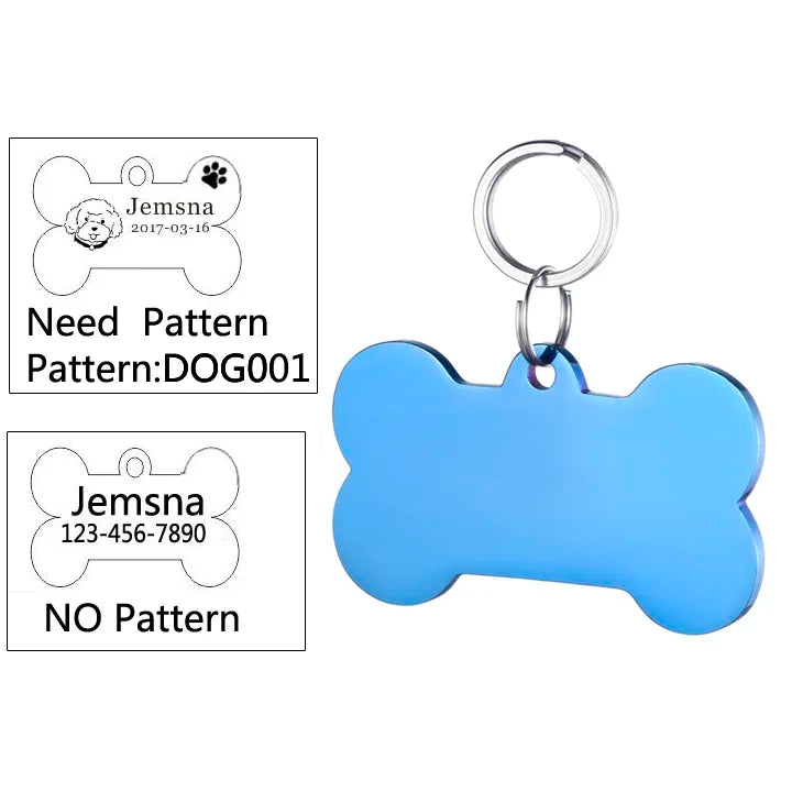 Personalized Pet Collar ID Tag - Pawsitive Cuddles