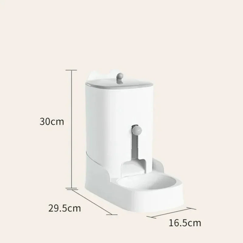 Dog Cat Water Fountain Large Capacity  Gravity Food Feeder Gravity Water Fountain