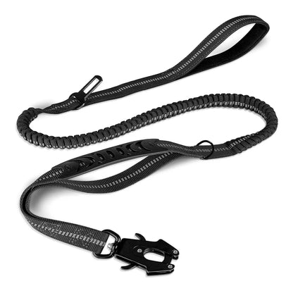 Heavy Duty Reflective Bungee Dog Leash - Pawsitive Cuddles
