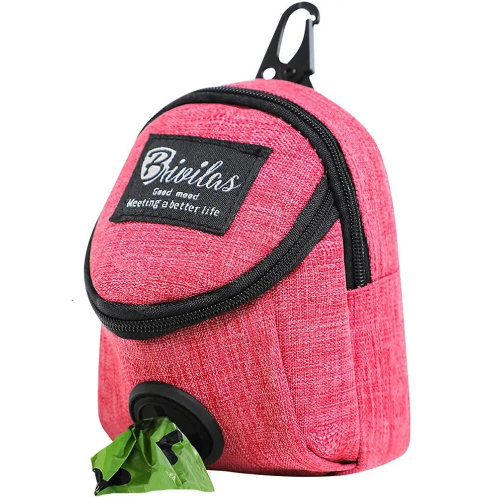 Portable Dog Treat & Training Pouch – Snack & Waste Bag Holder - Pawsitive Cuddles
