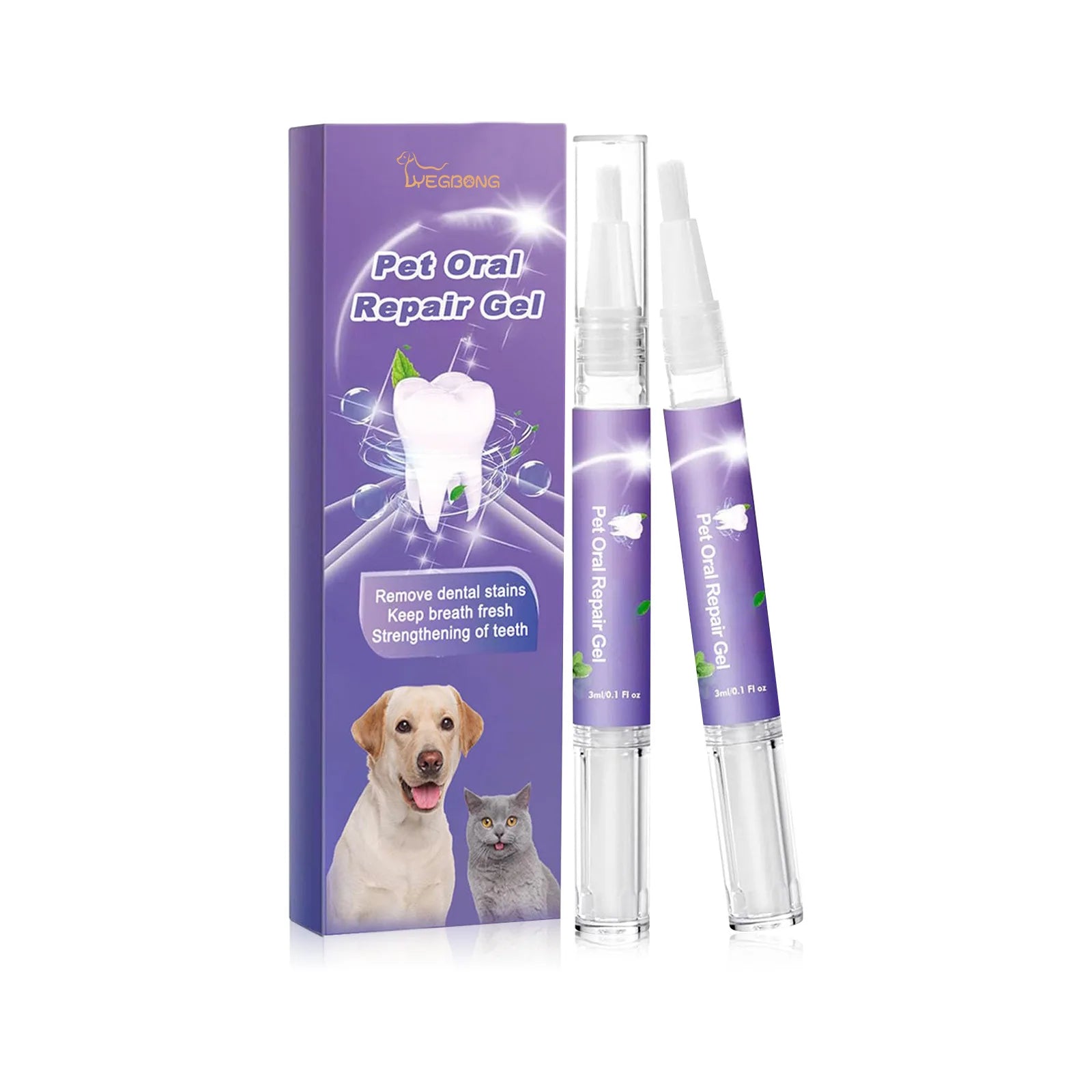 Pet Oral Repair Gel Tartar Removal Odor Eliminator - Pawsitive Cuddles