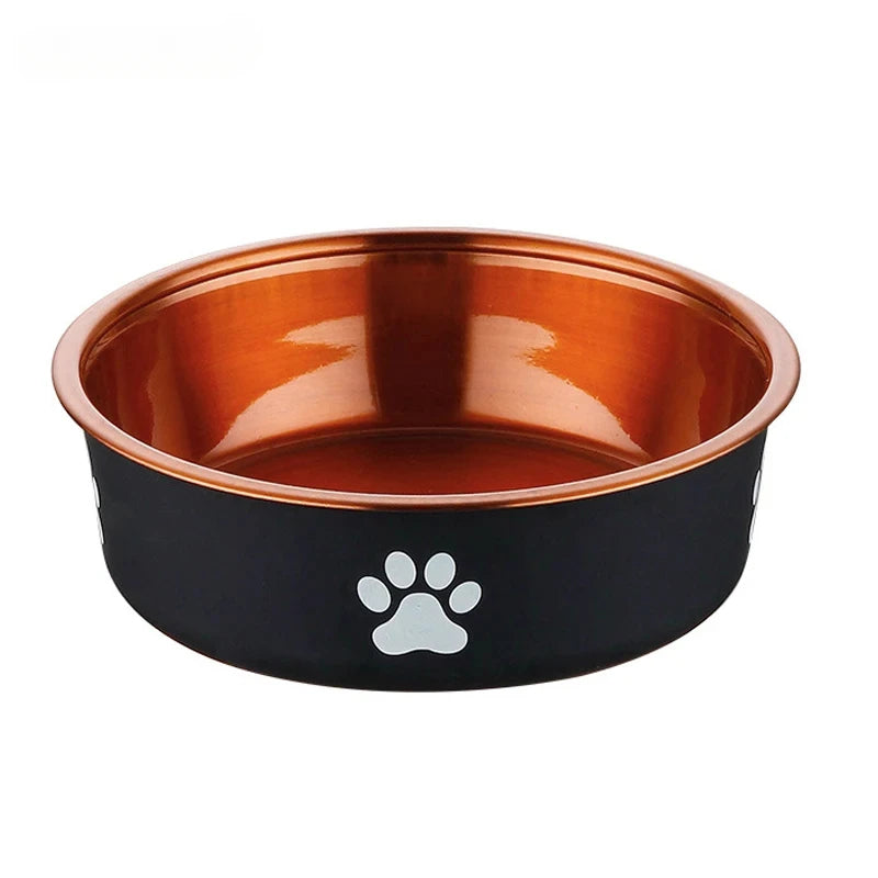 Anti-Slip Dog Bowls Small Medium And Large Dog Feeding Bowls And Water Fountains Stainless Steel Pet Feeders Pet Dog Accessories - Pawsitive Cuddles