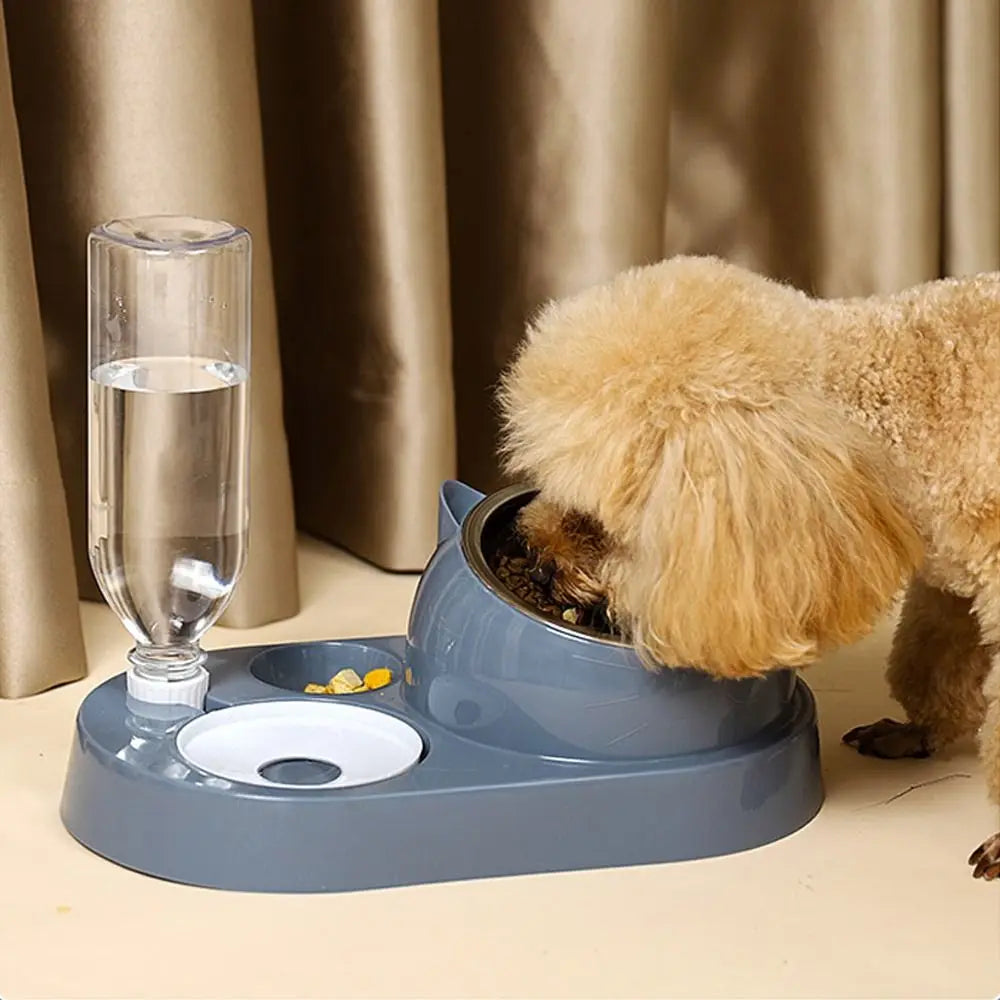 "2-in-1 Pet Feeder & Water Dispenser – Automatic Food & Water Bowl"