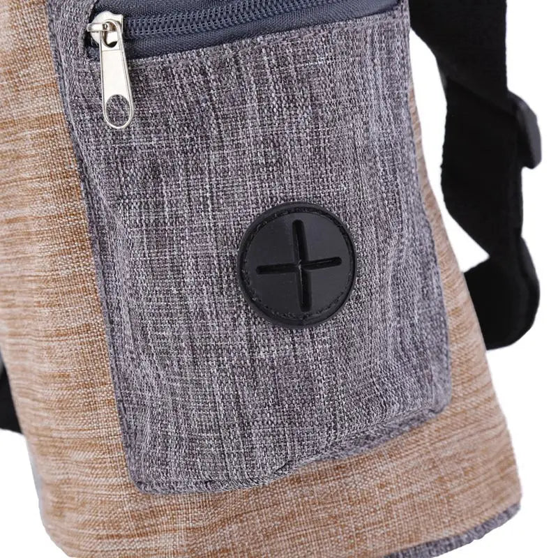 Dog Treat Training Pouch Bag with Waist Shoulder Strap Poop Bag Dispenser - Pawsitive Cuddles
