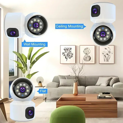 8MP 4K WiFi Camera Dual Screen Surveillance Auto Tracking T - Pawsitive Cuddles