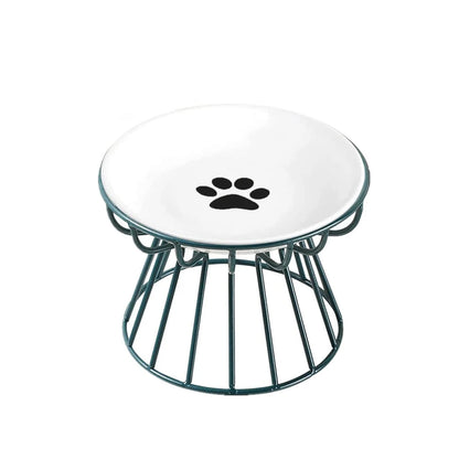 1 Set Pet Feeder Ceramic Bowl - Pawsitive Cuddles