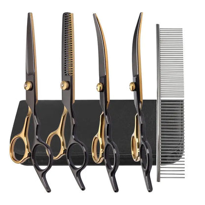 6.5 Inch Pet  Grooming Scissors Kit - Pawsitive Cuddles