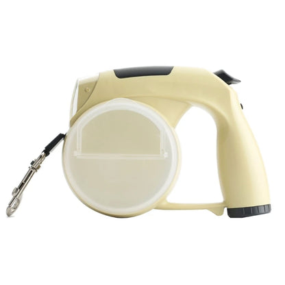 Retractable Dogs Leash with Light, Bags Holder/Water Cup - Pawsitive Cuddles