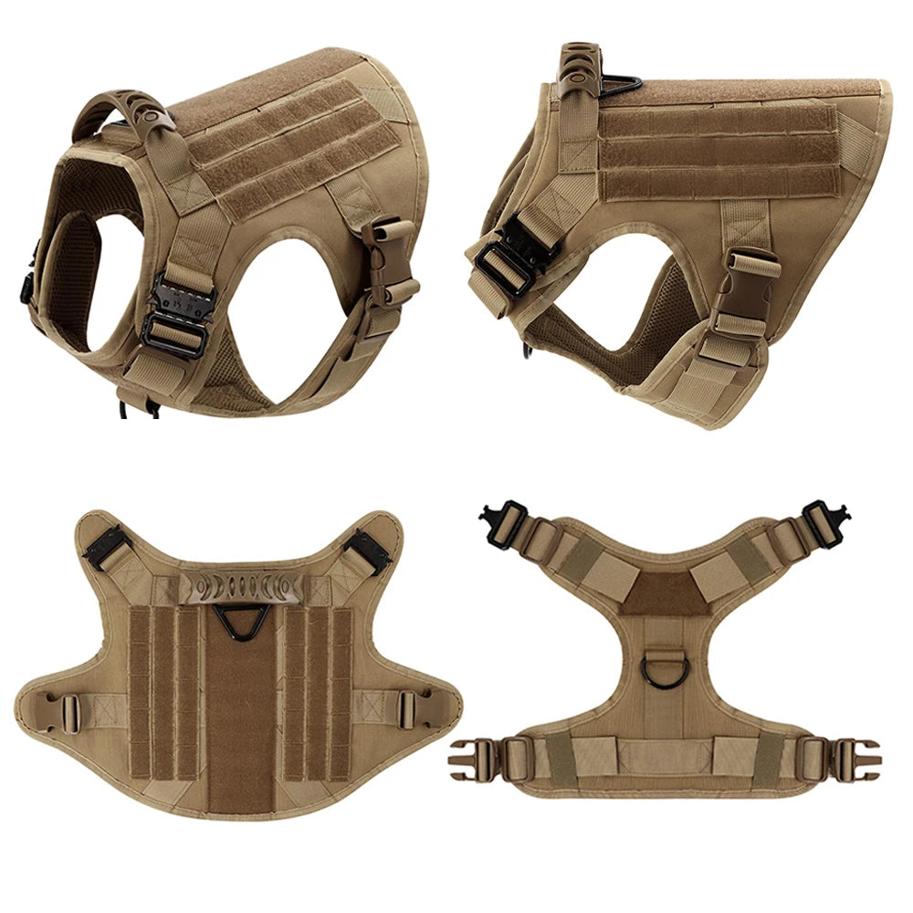 Military Large Dog Harness Training Vest - Pawsitive Cuddles
