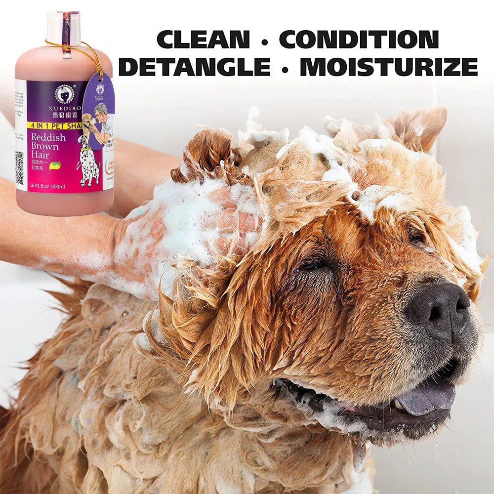 All-Natural 4-in-1 Pet Shampoo & Conditioner - Pawsitive Cuddles
