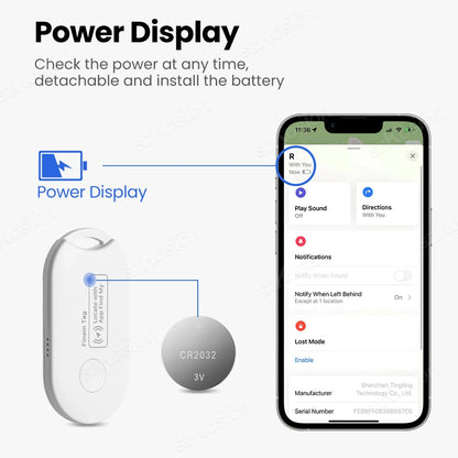 Mini GPS Tracker – iOS FindMy App, Smart Tag for Wallet, Car, Pet - Pawsitive Cuddles