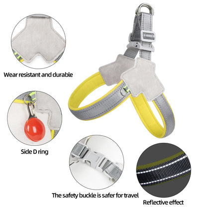 Reflective Pet Harness For Small Medium Dogs Cats - Pawsitive Cuddles