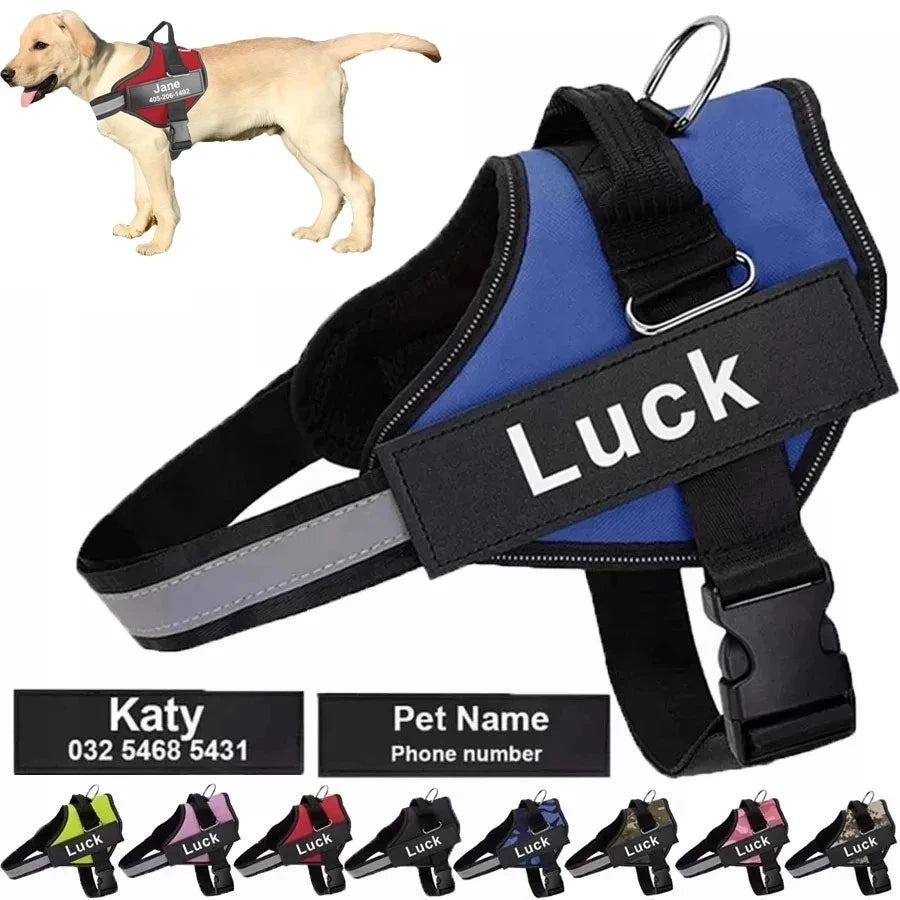 Custom Reflective No-Pull Dog Harness - Pawsitive Cuddles