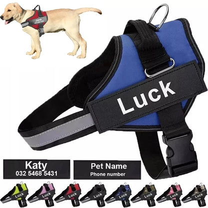 Custom Reflective No-Pull Dog Harness - Pawsitive Cuddles