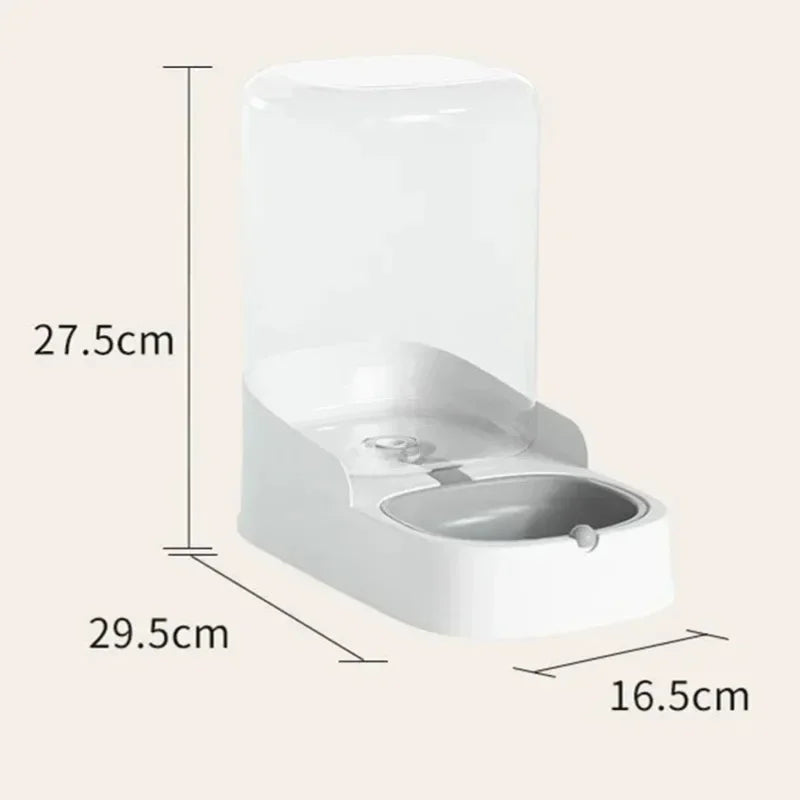 Dog Cat Water Fountain Large Capacity  Gravity Food Feeder Gravity Water Fountain