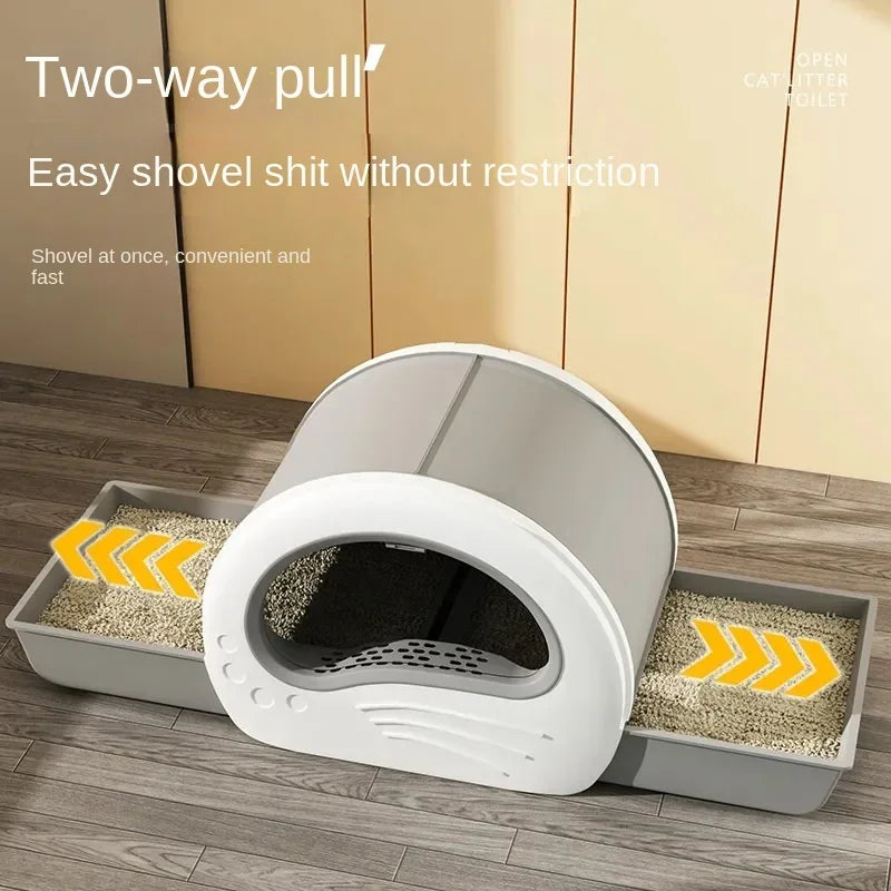 Cat Litter Box – Fully Enclosed Drawer Type - Pawsitive Cuddles