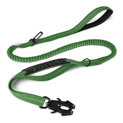 Heavy Duty Reflective Bungee Dog Leash - Pawsitive Cuddles
