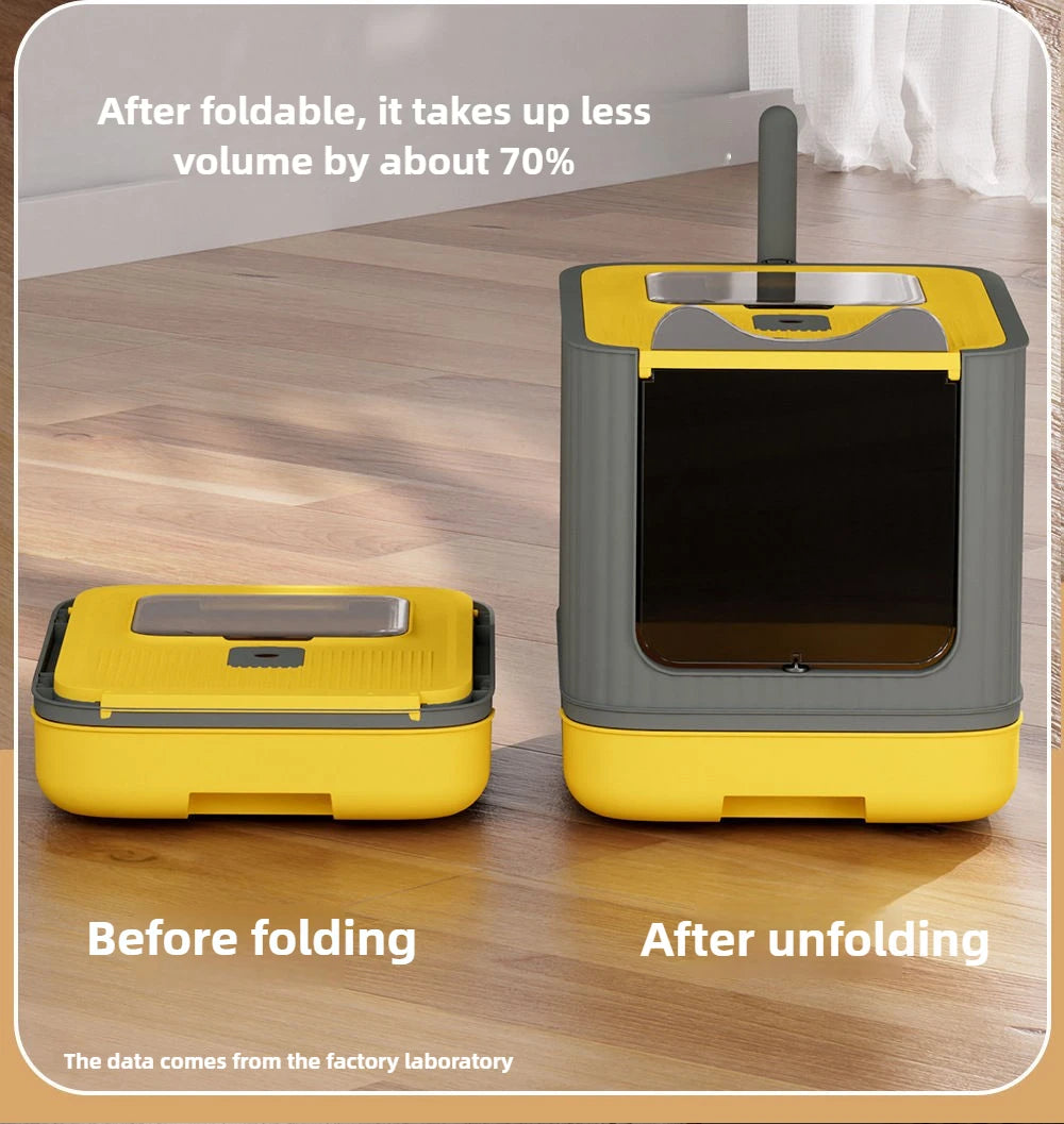 Cat Litter Box – Splash-Proof, Fully Enclosed - Pawsitive Cuddles