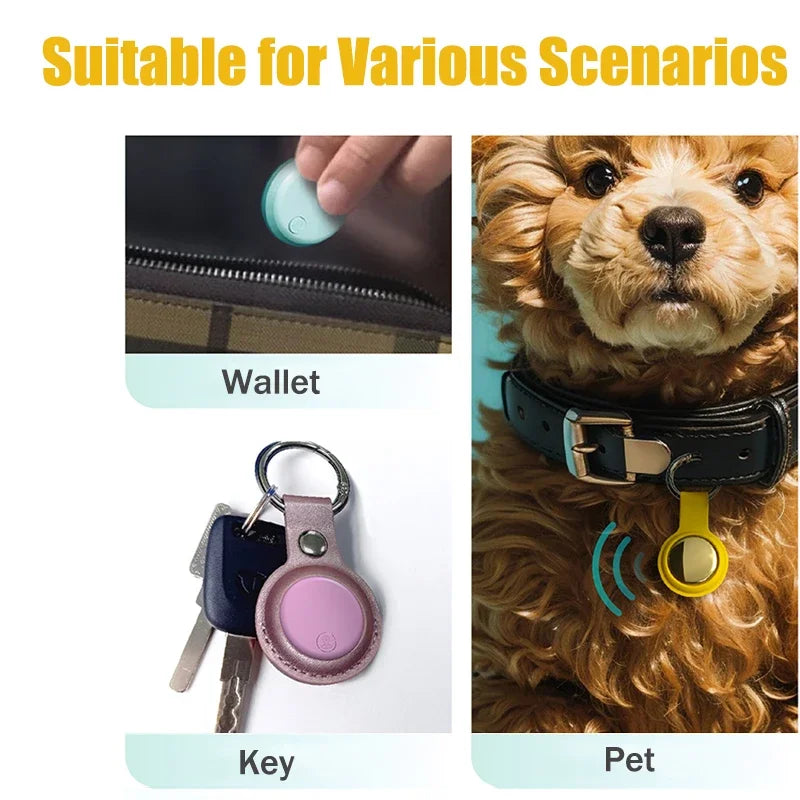 Smart Bluetooth GPS Tracker–Mini Airtag Locator for Pet, Keys, Android & iOS - Pawsitive Cuddles