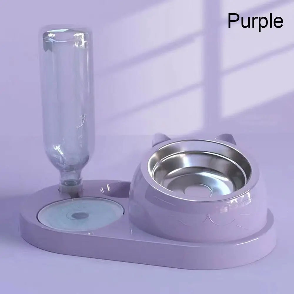 "2-in-1 Pet Feeder & Water Dispenser – Automatic Food & Water Bowl"