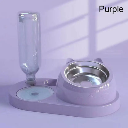 "2-in-1 Pet Feeder & Water Dispenser – Automatic Food & Water Bowl"