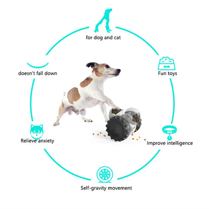 **Interactive Pet Puzzle Toy – Tumbler Slow Feeder for Dog & Cat Training** - Pawsitive Cuddles