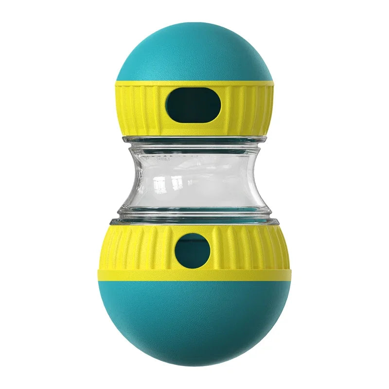 Elliptical Track Rolling Ball with Treat Dispenser - Pawsitive Cuddles
