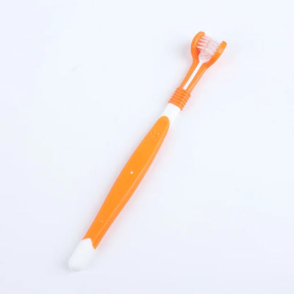 3-Sided Pet Toothbrush - Pawsitive Cuddles
