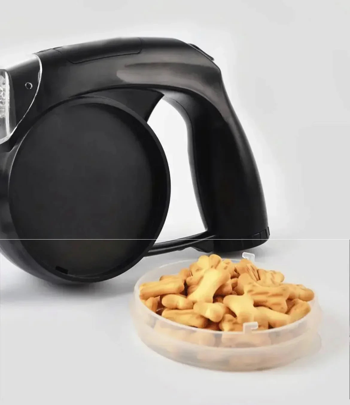 Retractable Dog Leash with Light With Water Bowl Food Box Poop Bag Container - Pawsitive Cuddles