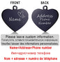 ustom Heart-Shaped Pet ID Tag - Pawsitive Cuddles