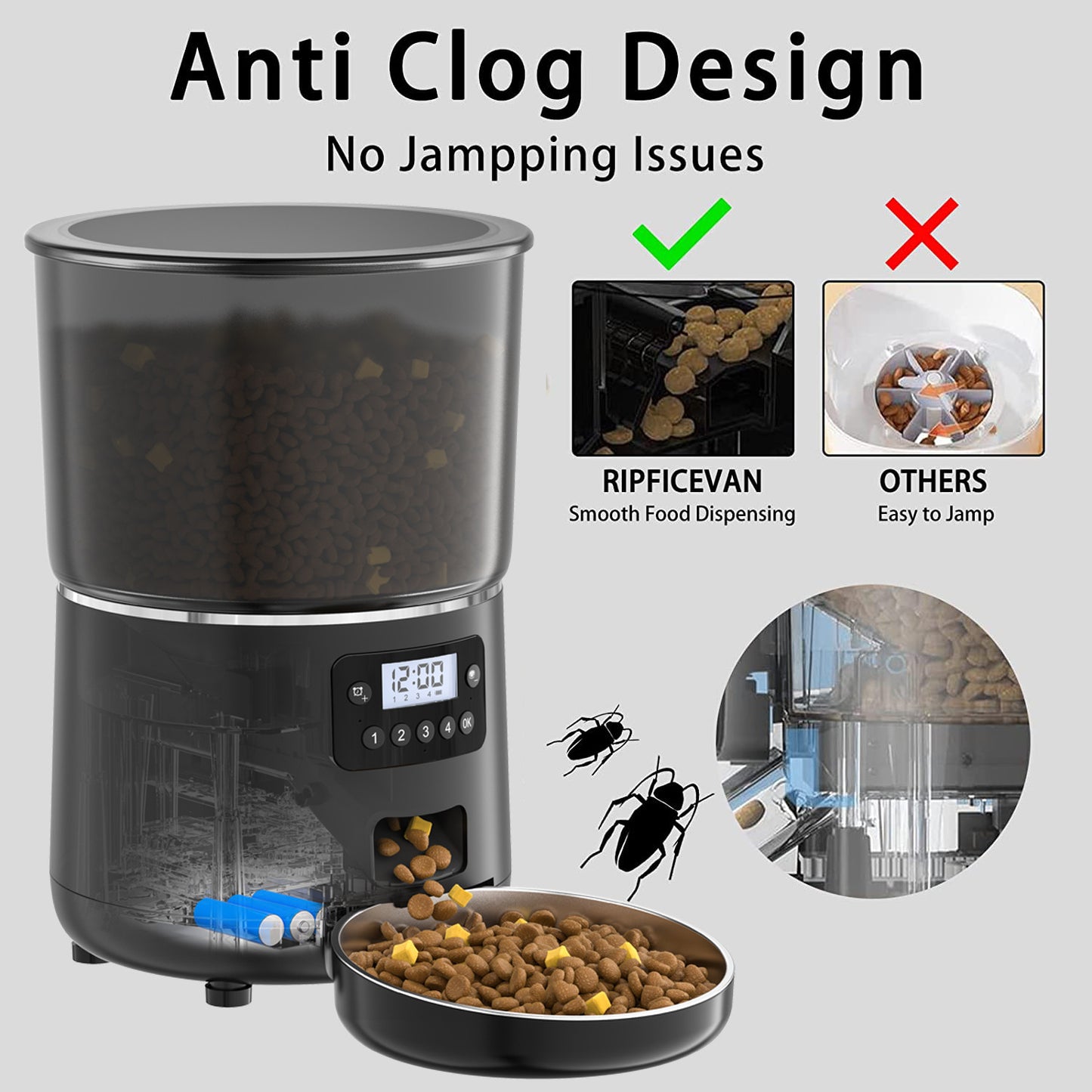 4L Smart Automatic Pet Feeder with APP Control