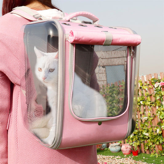 Portable Travel Shoulder Pet BagPack - Pawsitive Cuddles