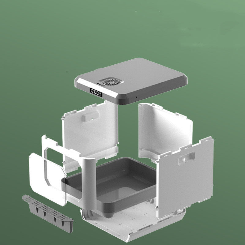 Auto Fully Enclosed Cat Litter Box