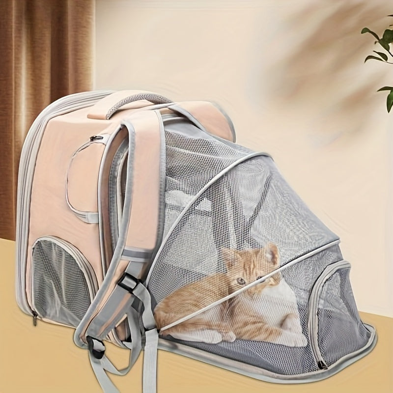 Adventure-Ready Expandable Pet Carrier Backpack