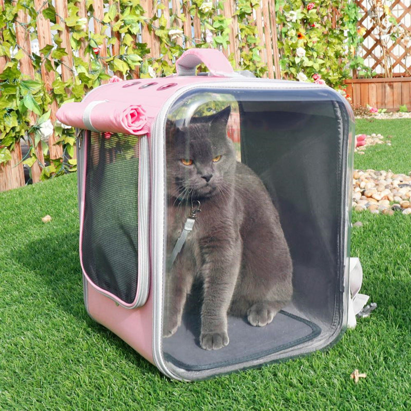 Portable Travel Shoulder Pet BagPack - Pawsitive Cuddles