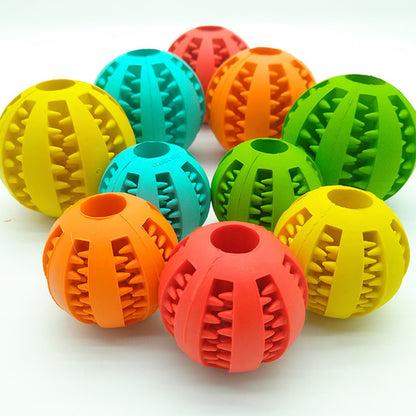 Interactive Rubber Dog Ball - Pawsitive Cuddles