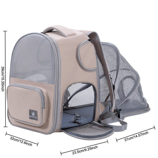 Adventure-Ready Expandable Pet Carrier Backpack