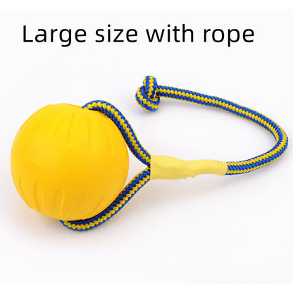 EVA Floating Dog Training Ball with Rope - Pawsitive Cuddles